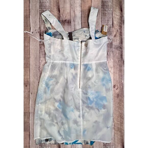 Cremieux Taylor Blue White Floral Sleeveless Dress sz 14 Retails‎ $139 NWT - Picture 9 of 14